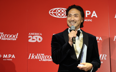 Ѕвездата на Шогун Такехиро Хира ја прими Треилблејзер наградата на филмскиот фестивал во Токио