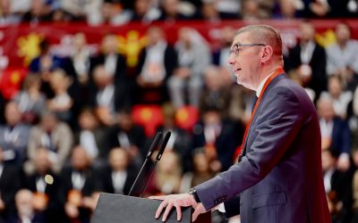 Мицкоски: Не добив само реизбор, денес победи идејата за патот што го трасираме за Македонија
