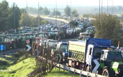 Нови протести на земјоделците во Грција, повторно блокада на Евзони