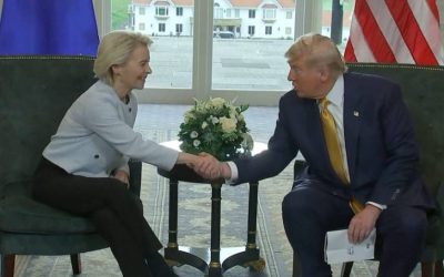 По најавата на Трамп за царини за осум европски држави, ЕУ го замрзнува договорот за царини со САД