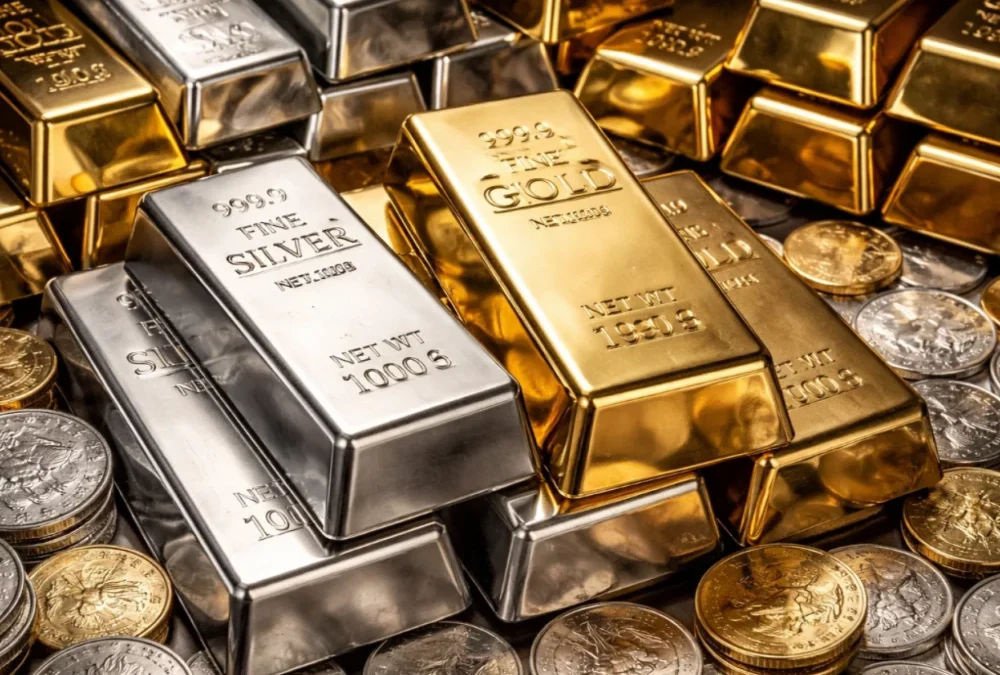 Огромен пад на цените на златото и среброто, загриженост на берзите