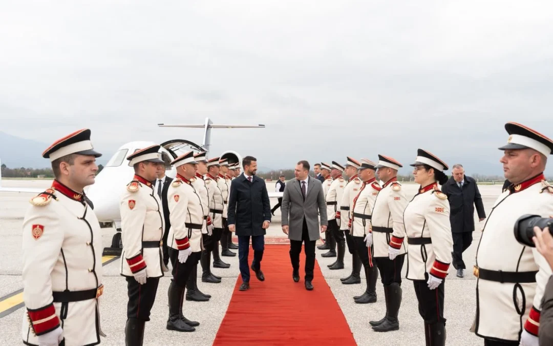 Црногорскиот претседател Јаков Милатовиќ пристигна во посета на Македонија