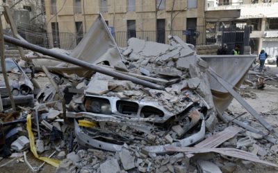 Израел срамни со земја зграда во Бејрут за која тврди дека била команден центар на Хезболах