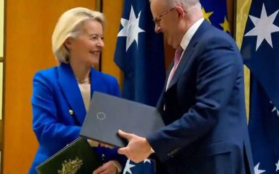 По осум години, ЕУ и Австралија со договор за слободна трговија