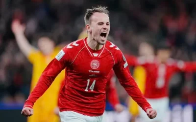 Данска ја елиминира Македонија од квалификациите за Светското фудбалско првенство со убедливи 4:0