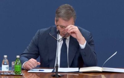Српскиот претседател Александар Вучиќ најави оставка на претседателската функција