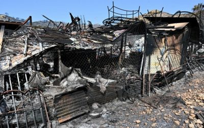 Борбата против големиот пожар во Лос Гаљардос во Шпанија во кој настрадаа 12 луѓе, продолжува и денеска