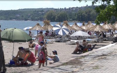 На плажа во Дојран пронајдена и отстранета артилериска граната од Првата светска војна