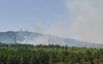Ангелов: пожарот во парк шумата Гази Баба е ставен под контрола