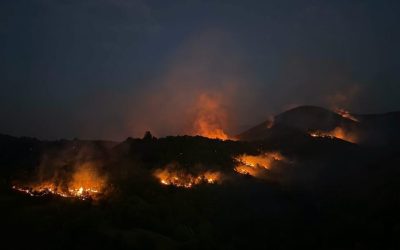 Пожарот кај Рамни Габер се уште не е изгаснат